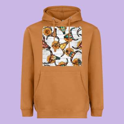Native American Aztec Seamless Pattern 7 Heavyweight Hoodie Designed By Bundleandbundleshop