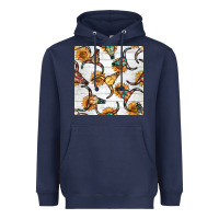 Navy native american aztec seamless pattern 7 Heavyweight Hoodie - BundleAndBundleShop