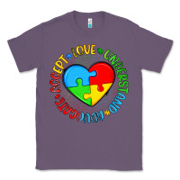 Lavender autism awareness puzzle heart love understand advo Classic Tee - Artiststas