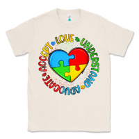 Natural autism awareness puzzle heart love understand advo Classic Tee - Artiststas