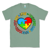Sage autism awareness puzzle heart love understand advo Classic Tee - Artiststas