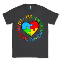 Smoke autism awareness puzzle heart love understand advo Classic Tee - Artiststas