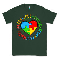 Sports Green autism awareness puzzle heart love understand advo Classic Tee - Artiststas