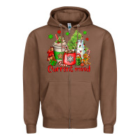 Chestnut current mood christmas Zipper Hoodie - OliviaCreatesArt