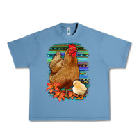 Pebble Blue Chicken with Chick Urban Heavy Tee - Bettercallsaul