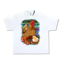 White Chicken with Chick Urban Heavy Tee - Bettercallsaul