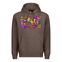 Coffee Love Mardi Gras Premium Hoodie - FaDigitalArtStudio