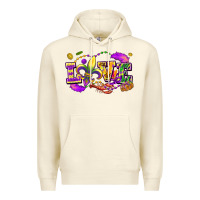 Sandshell Love Mardi Gras Premium Hoodie - FaDigitalArtStudio