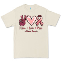 Bone Peace love cure Uterine Cancer Premium Tee - NancyCooperArtShop