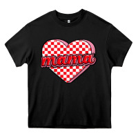 Black valentine mama Heavy Core Tee - MaliasSmallBusiness