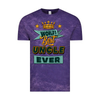 Cloud Purple world's best uncle ever Vintage Tee - Jasminsmagicworld