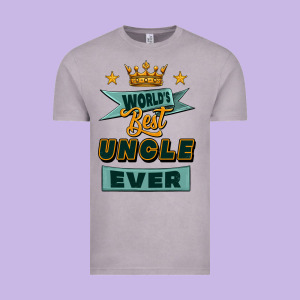 World's Best Uncle Ever Vintage Tee Designed By Jasminsmagicworld