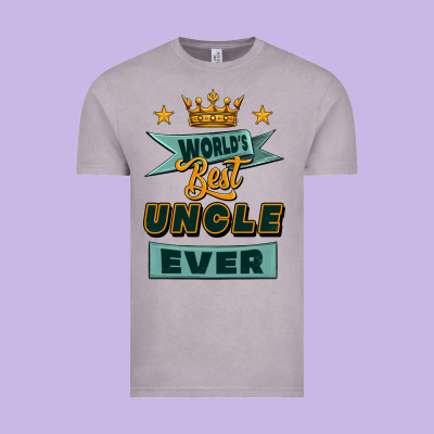 World's Best Uncle Ever Vintage Tee Designed By Jasminsmagicworld