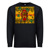 Black african mask tumbler Premium Sweatshirt - BundleAndBundleShop