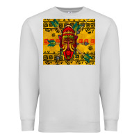 Dove Grey african mask tumbler Premium Sweatshirt - BundleAndBundleShop