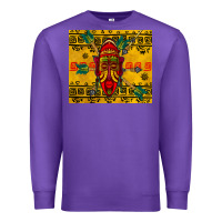 Purple african mask tumbler Premium Sweatshirt - BundleAndBundleShop