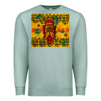 Seafoam african mask tumbler Premium Sweatshirt - BundleAndBundleShop