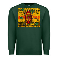 Sports Green african mask tumbler Premium Sweatshirt - BundleAndBundleShop