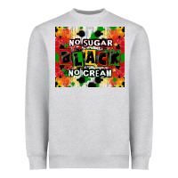 Heather Grey no sugar no cream black tumbler Heavyweight Sweatshirt - CowGirlArtShop