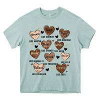 Arona black history month hearts Heavy Core Tee - MaliasSmallBusiness