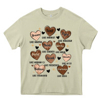 Mossy black history month hearts Heavy Core Tee - MaliasSmallBusiness