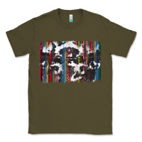 Army Green cowhide, leopard serape backgraund Classic Tee - JahusDesignShop