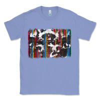Colony Blue cowhide, leopard serape backgraund Classic Tee - JahusDesignShop