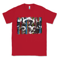 Red cowhide, leopard serape backgraund Classic Tee - JahusDesignShop