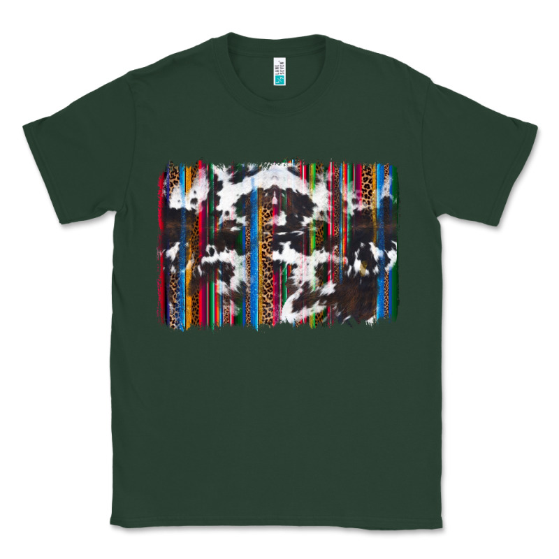 Cowhide, Leopard Serape Backgraund Classic Tee by JahusDesignShop | Teevron