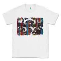 White cowhide, leopard serape backgraund Classic Tee - JahusDesignShop