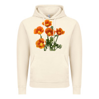 Vintage Artic California Poppy Flower Vintage Hoodie - RanaPortraitStore