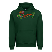 Forest Green merry christmas western Urban Hoodie - CowhideDigitalArt
