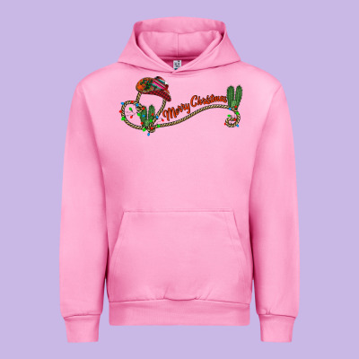 Merry Christmas Western Urban Hoodie Designed By Cowhidedigitalart