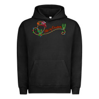 Pigment Black merry christmas western Urban Hoodie - CowhideDigitalArt