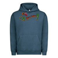 Pigment Midnight Navy merry christmas western Urban Hoodie - CowhideDigitalArt
