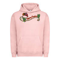 Pigment Salmon merry christmas western Urban Hoodie - CowhideDigitalArt
