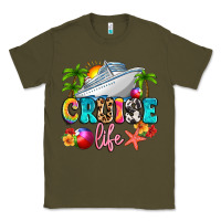 Army Green cruise life Classic Tee - Artiststas