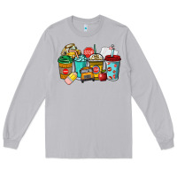 Moon Dust school bus driver coffee cups Long Sleeve Tee - NancyCooperArtShop