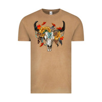 Vintage Camel Fall Bull Skull Vintage Tee - RanaPortraitStore