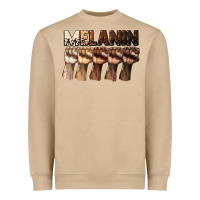Mushroom melanin juneteenth Heavyweight Sweatshirt - CowGirlArtShop