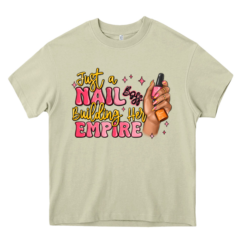 Just A Nail Boss Building Her Empire Heavy Core Tee by MaliasSmallBusiness | Teevron