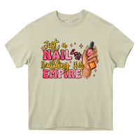 Mossy just a nail boss building her empire Heavy Core Tee - MaliasSmallBusiness