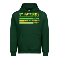 Forest Green st. patrick's lucky clover  artiststas Urban Hoodie - Artiststas