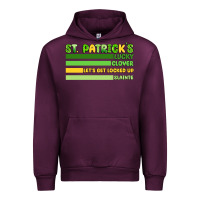 Mauve Wine st. patrick's lucky clover  artiststas Urban Hoodie - Artiststas