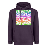 Plum watercolor rainbow zebra seamless pattern Heavyweight Hoodie - BundleAndBundleShop