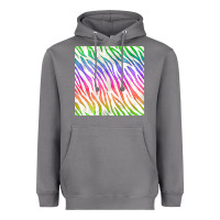 Storm watercolor rainbow zebra seamless pattern Heavyweight Hoodie - BundleAndBundleShop