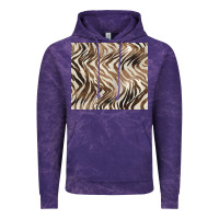 Cloud Purple brown zebra Vintage Hoodie - BarkalooDesign