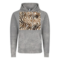 Cloud Rock brown zebra Vintage Hoodie - BarkalooDesign