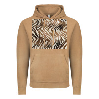 Brown Zebra Vintage Hoodie | Teevron