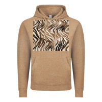 Vintage Coffee brown zebra Vintage Hoodie - BarkalooDesign